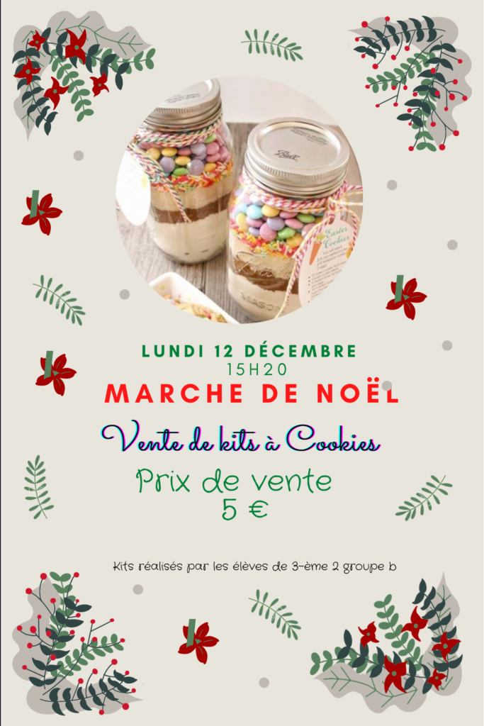 Affiche Marché de Noël